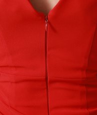 画像11: [SALE品のため返品不可＆再入荷なしの現品限り][韓国製][rinfarre]ノースリーブ・無地・シンプル・ウエストカット・セパレート風・マーメイド・ミディアムドレス・ワンピース[山崎みどり・黒木麗奈着用] mylugr (11)