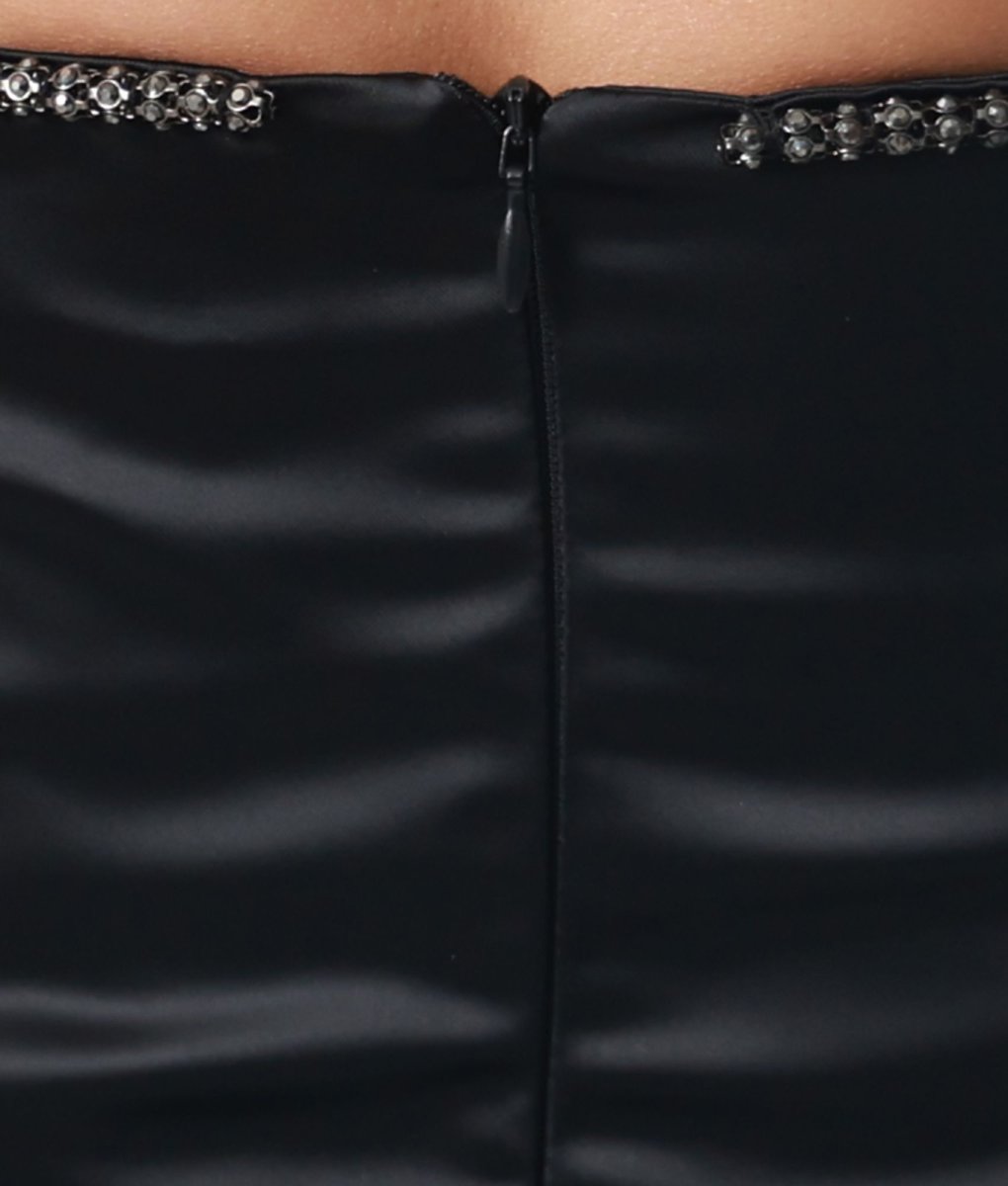 画像14: [SALE品のため返品不可＆再入荷なしの現品限り][韓国製][rinfarre]ノースリーブ・シンプル・サテン生地・マーメイド・アメリカンスリーブ・ロングドレス[山崎みどり・MIRIN・黒木麗奈着用]mybk (14)