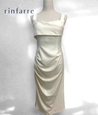 画像2: [SALE品のため返品不可＆再入荷なしの現品限り][韓国製][rinfarre]シンプル・ドレープ・マットサテン生地・ノースリーブ・タック・ミディアムドレス・ワンピース[MIRIN着用] (2)