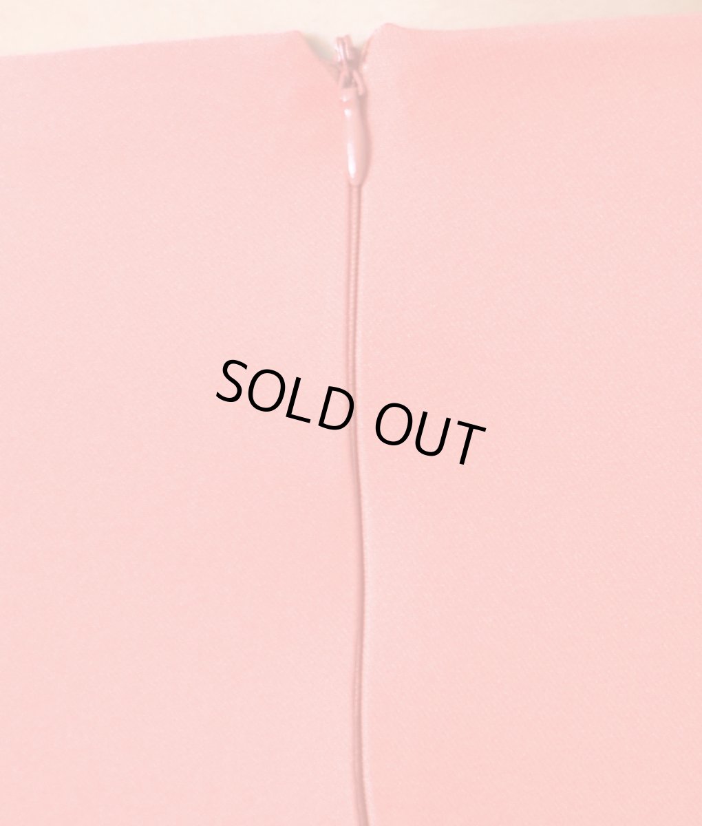 画像11: [SALE品のため返品不可＆再入荷なしの現品限り][韓国製][rinfarre]半袖・フロントファスナー・スクエアネック・タイト・ミディアムドレス・ワンピース[黒木麗奈・山崎みどり着用][送料無料]myog (11)