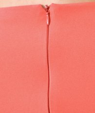 画像11: [SALE品のため返品不可＆再入荷なしの現品限り][韓国製][rinfarre]半袖・フロントファスナー・スクエアネック・タイト・ミディアムドレス・ワンピース[黒木麗奈・山崎みどり着用][送料無料]myog (11)