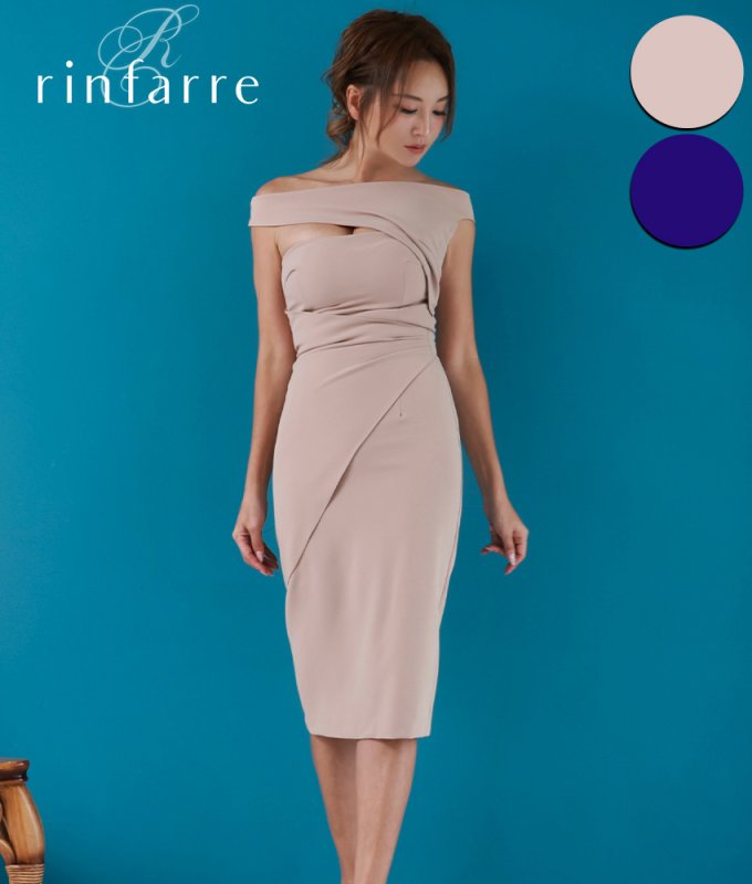 韓国製][rinfarre]シンプル・変形デザイン・ノースリーブ・胸元
