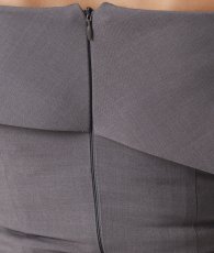 画像13: [韓国製][韓国製][rinfarre]ニュアンスカラー・半袖・オフショルダー・スリット・シンプル・無地・タイト・ロングドレス・ワンピース[山崎みどり着用][送料無料]myld (13)