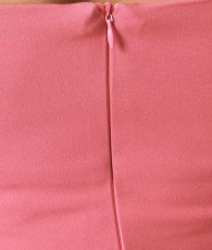 画像10: [韓国製][rinfarre]ローズピンク・フリル・パフスリーブ・九分袖・ラッフル・タイト・長袖・ミディアムドレス・ワンピース[山崎みどり着用][送料無料]mypk (10)