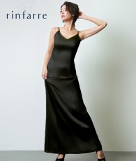 画像3: [韓国製][rinfarre] サテン・ノースリーブ・チェーン・Aライン・シンプル・ロングドレス・ワンピース[奈月セナ着用][送料無料] (3)