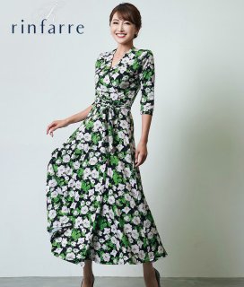 新品【rinfarre】フラワープリント タイトドレス S■送料無料 cd-k04929.jpg?fitin=720:720