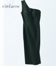 画像2: [韓国製][rinfarre] ワンショルダー・ポイントレース・ミディアムドレス・タイト・ワンピース[山崎みどりちゃん着用]  >myju (2)
