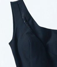 画像12: [韓国製][rinfarre] ワンショルダー・ポイントレース・ミディアムドレス・タイト・ワンピース[山崎みどりちゃん着用]  >myju (12)