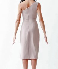 画像9: [韓国製][rinfarre] ワンショルダー・ポイントレース・ミディアムドレス・タイト・ワンピース[山崎みどりちゃん着用]  >myju (9)