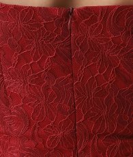 画像10: [韓国製][rinfarre]総レース・マーメイドライン・ノースリーブ・バーガンディー・フレアヘム・ミディアムドレス・ワンピース[山崎みどり着用][送料無料]mybd (10)