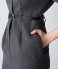 画像11: [韓国製][rinfarre]長袖・襟付き・ベルト付き・マキシドレス・ロング・ワンピース[奈月セナちゃん着用]代引き手数料・送料無料 (11)