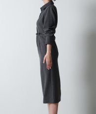 画像8: [韓国製][rinfarre]長袖・襟付き・ベルト付き・マキシドレス・ロング・ワンピース[奈月セナちゃん着用]代引き手数料・送料無料 (8)