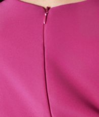 画像10: [韓国製][rinfarre]パープル・長袖・Vネック・タック・タイト・ミディアムドレス・ワンピース[奈月セナ着用][送料無料] (10)