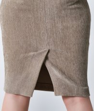 画像11: [韓国製][rinfarre]スエードベロア・ノースリーブ・モカ・ミディアム・ワンピース[黒木麗奈ちゃん着用]代引き手数料・送料無料 (11)