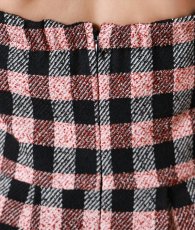 画像11: [韓国製][rinfarre]ギンガムチェック・ベア・Aライン・フレア・ワンピース・ミディアムドレス[黒木麗奈ちゃん着用] 《送料＆代引き手数料無料》 (11)