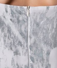 画像11: [韓国製][rinfarre]ホワイトシルバー・ベージュゴールド・キャミソール・メタリックマーブル・ヘムデザイン・ロングドレス ワンピース[黒木麗奈着用]《送料＆代引き手数料無料》 (11)