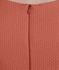 画像11: [韓国製][ S-Lサイズ / 1カラー ][rinfarre]オレンジ・ボタン・ベルト・五分袖・パフスリーブ・Aライン・ミディアムドレス・ワンピース[薗田杏奈着用][送料無料] (11)