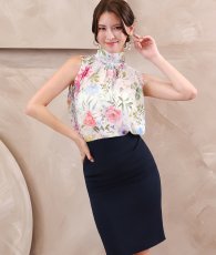 画像7: [ S-Lサイズ / 2カラー ][韓国製][rinfarre]セットアップOK！リネンタッチ・ミディアム丈・シンプル・無地・タイト・カジュアル・ミディアムスカート[薗田杏奈・奈月セナ着用][送料無料] (7)