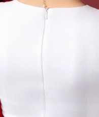 画像16: [ S-Lサイズ / 2カラー ][rinfarre]フロントリボン・Vネック・長袖・ハイウエスト・ロングドレス・ワンピース[薗田杏奈着用][送料無料] (16)