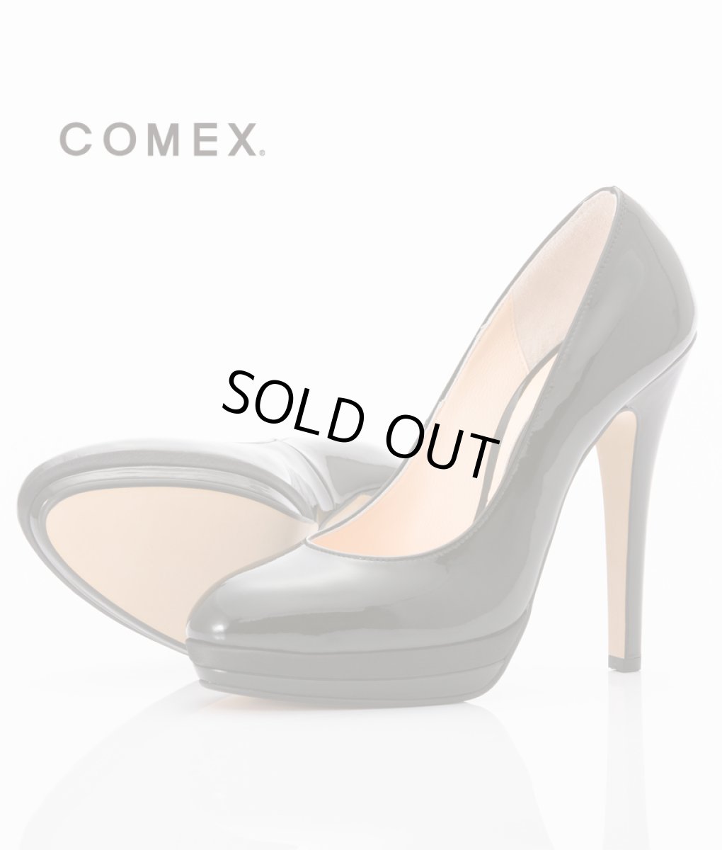 画像2: [一部予約販売][COMEX 日本製]本革・シンプル・ハイヒール・パンプス《送料＆代引き手数料無料》 (2)