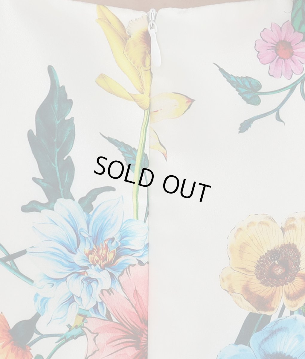 画像13: [ERUKEI]花柄・プリント・切り替え・ノースリーブ・Aライン・ハイウエスト・ロングドレス[れお・山崎みどり着用]《送料＆代引き手数料無料》mybk (13)