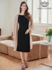 画像5: [ERUKEI/GINZA COUTURE]ベージュ・ブラック・ホワイト・ピンク・レッド・金糸・シンプル・エレガント・パーティー・三角・ショール・ストール (5)