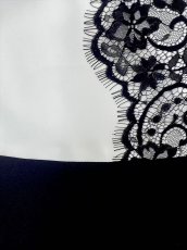 画像7: [ERUKEI/GINZA COUTURE]ノースリーブ・パイピング・サイドレース・切替・Aライン・フレア・ミニドレス・ワンピース[送料無料] (7)