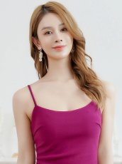 画像4: [ XS-Lサイズ / 3カラー][ERUKEI/GINZA COUTURE]キャミソール・タイト・シンプル・ミディアムドレス・ワンピース[送料無料] (4)