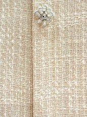 画像19: [ERUKEI]ポイントボタン・ツイード・五分袖・タイト・フロントポケット・ショート丈・ミニドレス・ワンピース[奈月セナ着用][送料無料] (19)