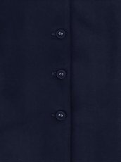 画像7: [2カラー/XS-L][ERUKEI/GINZA COUTURE]ワンカラー・シンプル・ノースリーブ・前ボタン・リボンベルト・ポケット・Aライン・ミディアムドレス・ワンピース[送料無料] (7)