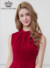 画像18: [ERUKEI]シンプル・無地・ノースリーブ・プチハイネック・ハイウエスト・Aライン・膝丈・ミニドレス・ワンピース[MIRIN・れお着用][送料無料] (18)
