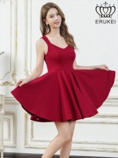 画像8: [ XS-Lサイズ / 2カラー][ERUKEI]シンプル・ノースリーブ・Aライン・フレア・ミニドレス・ワンピース[送料無料] (8)