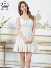 画像2: [ XS-Lサイズ / 2カラー][ERUKEI]シンプル・ノースリーブ・Aライン・フレア・ミニドレス・ワンピース[送料無料] (2)