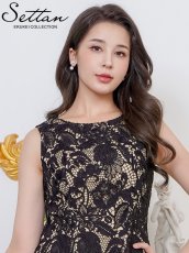 画像12: [ERUKEI/SETTAN]花柄・ケミカルレース・総レース・Aライン・フレア・ミニドレス・ワンピース[送料無料] (12)