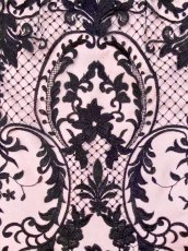 画像7: [ XS-Lサイズ / 2カラー][ERUKEI/SETTAN]レース・シアー・スカラップノースリーブ・Aライン・ミディアムドレス・ワンピース[送料無料] (7)