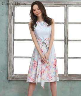 極美品✨エルケイ セッタン ドレス ワンピース フリル ティアード 花柄