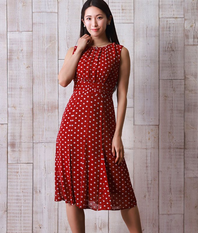 SALE品のため返品不可＆再入荷なしの現品限り][ERUKEI]ドット・水玉
