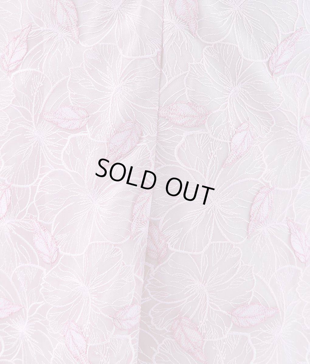 画像11: [ERUKEI]総レース・ハイウエスト・ウエストポイント・ノースリーブ・Aライン・ミディアムドレス・ワンピース[黒木麗奈着用][送料無料] (11)