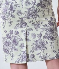 画像12: [ERUKEI GINZA COUTURE]プリント・半袖・ベルト付き・大人・タイト・膝丈 ミニドレス・ワンピース[黒木麗奈着用][送料無料] (12)
