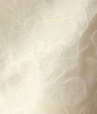 画像17: [ XS-Lサイズ / 1カラー][ERUKEI]サテンジャガード・フロッキープリント・Vネック・ノースリーブ・裾プリーツ・Aライン・ミニドレス・ワンピース[送料無料][山崎みどり着用] myiv (17)