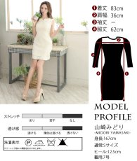 画像19: [ XS-Lサイズ / 1カラー][ERUKEI]サテンジャガード・フロッキープリント・Vネック・ノースリーブ・裾プリーツ・Aライン・ミニドレス・ワンピース[送料無料][山崎みどり着用] myiv (19)