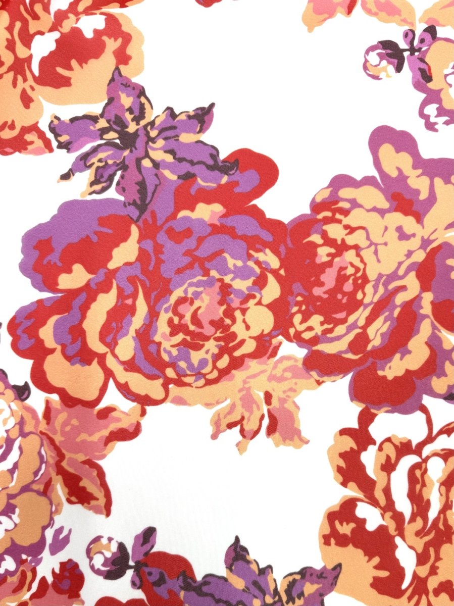 画像2: [ERUKEI]シフォン・キャミソール・オフショルダー・花柄・プリント・ロングドレス・ワンピース[山崎みどり着用]《送料＆代引き手数料無料》 myyl (2)