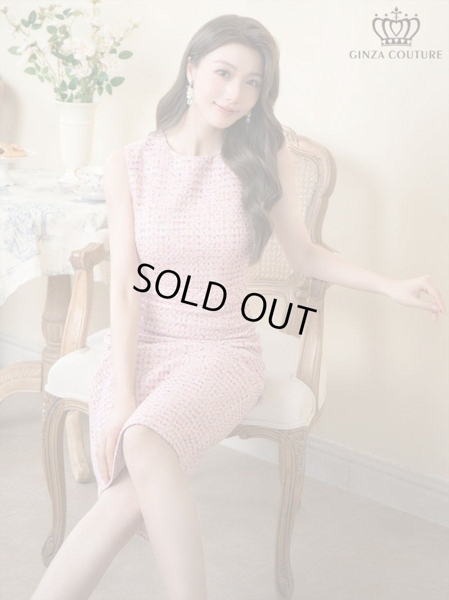 画像3: [ERUKEI]スパンコールMIX・ツイード・シンプル・ノースリーブ・タイト・ミニドレス・ワンピース[山崎みどり着用]《送料＆代引き手数料無料》mywh (3)