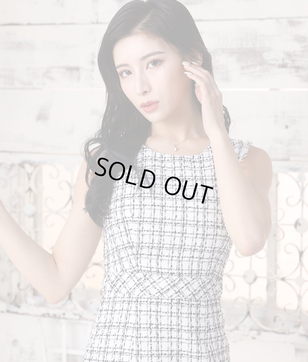 画像6: [ERUKEI]ツイード・フリンジ・切り替えライン・ノースリーブ・Aライン・ミニドレス・ワンピース[渚・MIRIN・山崎みどり着用][送料無料]mynv (6)