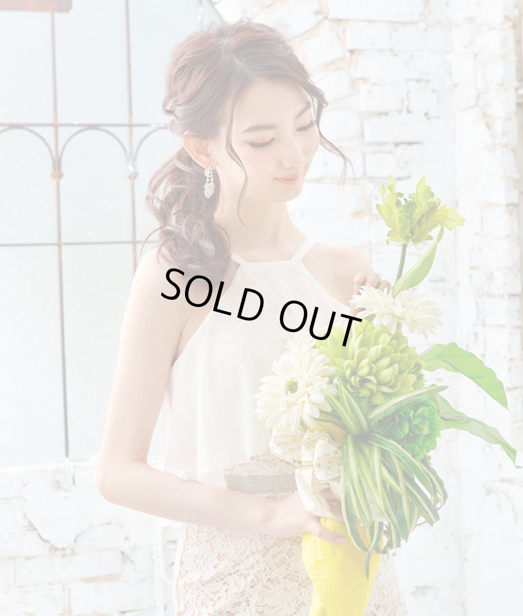 画像6: [SALE品のため返品不可＆再入荷なしの現品限り][ERUKEI]シンプル・ハイウエスト・レース×シフォン・Aライン・キャミソール・ロングドレス[黒木麗奈・山崎みどり着用]《送料＆代引き手数料無料》mybk (6)