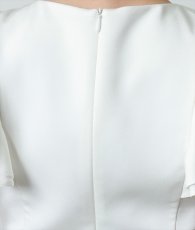 画像10: [ERUKEI]ホワイト・Vネック・フリル・レース・フラワーレース・ノースリーブ・タイト ミニドレス・ワンピース[奈月セナ着用]《送料＆代引き手数料無料》 (10)