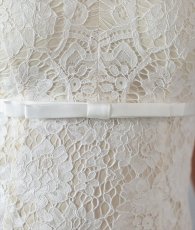 画像13: [ XS-Lサイズ / 2カラー][ERUKEI]ワンカラー・総レース・フリンジ・半袖・インナーミニ・タイト・マーメイド・ミディアムドレス・ワンピース[薗田杏奈着用[送料無料] (13)