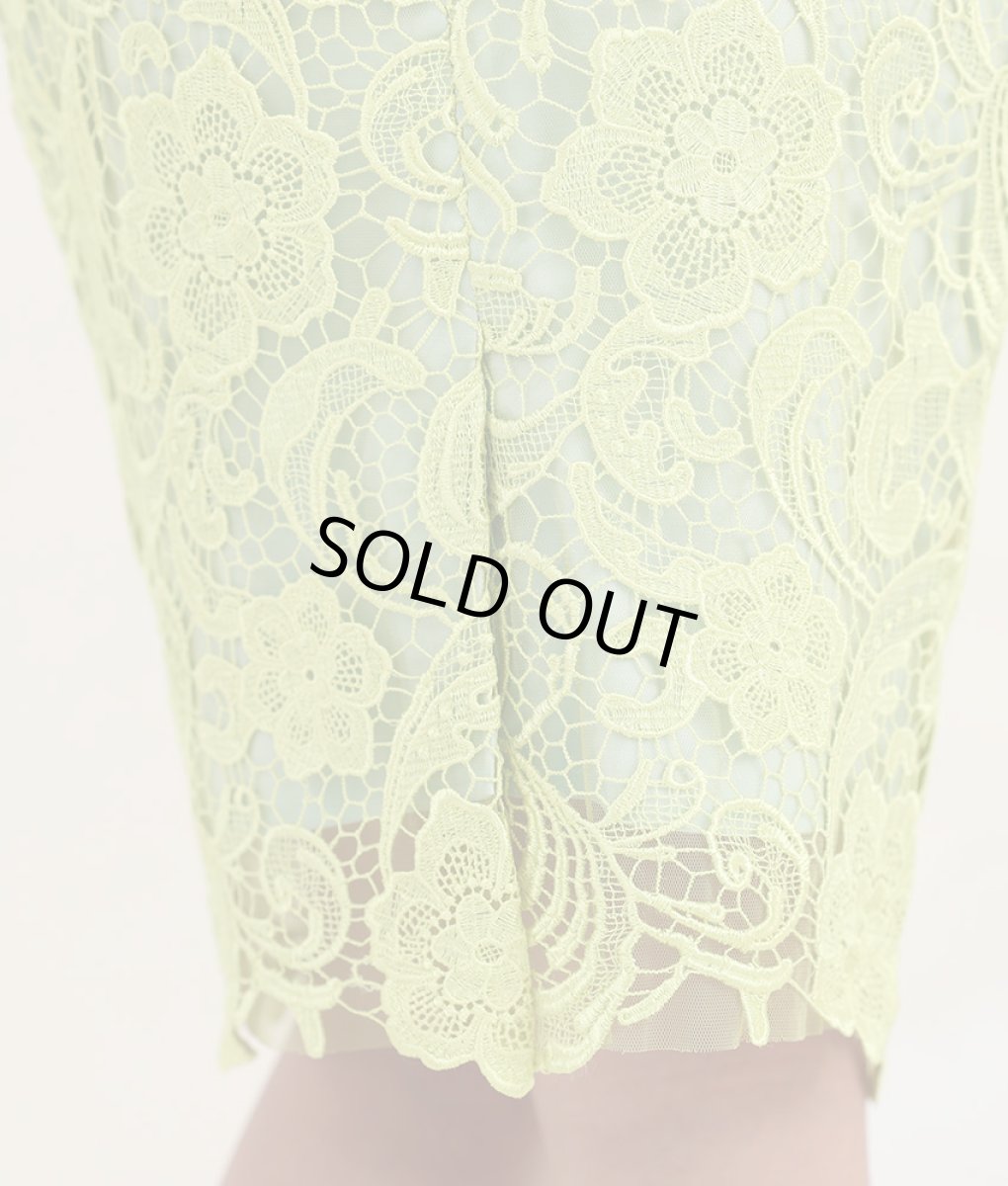 画像13: [ERUKEI]総レース・エレガント・ショート丈・ノースリーブ・タイト・ミニドレス・ワンピース[山崎みどり・れお着用][送料無料]myyl (13)