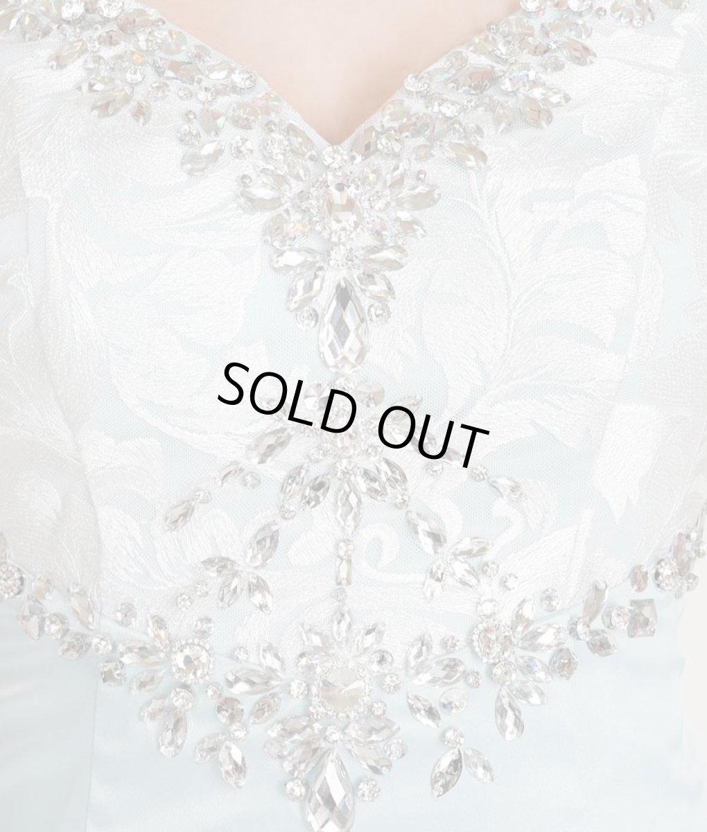 画像12: [SALE品のため返品不可＆再入荷なしの現品限り][Glitter][山崎みどり着用][姉ageha]サテン・パステル・フレンチスリーブ・ビジュー・ハイウエスト・ミニドレス・ワンピースmlu_ (12)