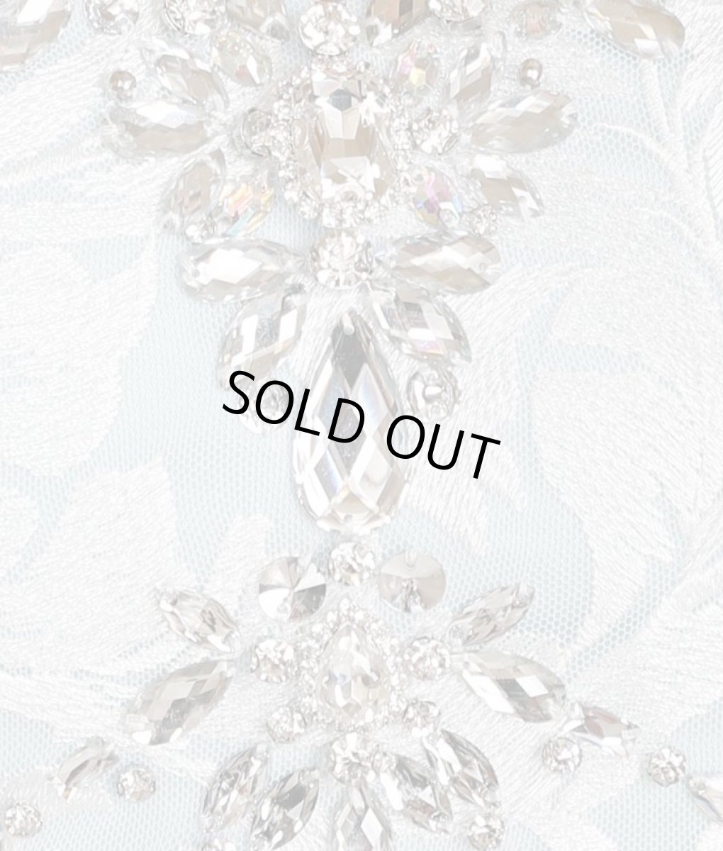 画像13: [SALE品のため返品不可＆再入荷なしの現品限り][Glitter][山崎みどり着用][姉ageha]サテン・パステル・フレンチスリーブ・ビジュー・ハイウエスト・ミニドレス・ワンピースmlu_ (13)